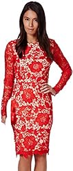 V-neck Polyester/Spandex Corset   Waistline General Print Lace Long Sleeves Club Dress/Party Dress/Wedding Dress/Jumpsuit 
