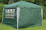 3x3 Outdoor Ez Pop Up Instant Party Tent Gazebo +4Walls FREE CARRY BAG
