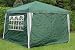 3 x 3 Outdoor Ez Pop Up Instant Party Tent Gazebo + 4 Walls FREE CARRY BAG - GREEN Image