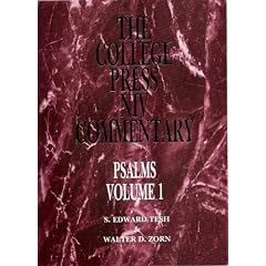 Psalms Volume 1 (The College Press Niv Commentary. Old Testament Series)