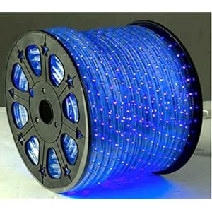 BLUE LED Rope Lights Auto Home Christmas Lighting 36 Feet