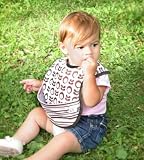 Generation Baby BOUPDR Crumb Guard Bib - Olive U Pink