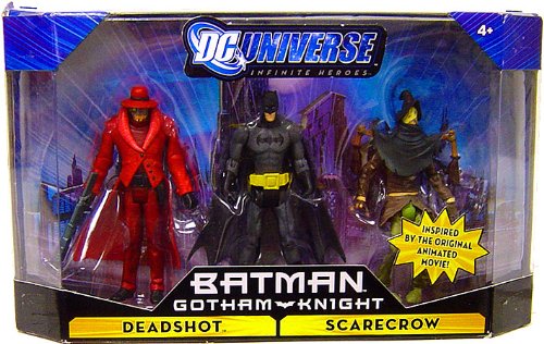  DC Universise Infinite Heroes with Batman, Deadshot, Scarecrow Figures