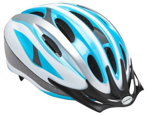 Schwinn Adult Intercept Helmet, Silver/Blue On Sale