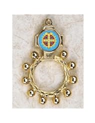 Art and Craft Supply: 12 St. Benedict Finger Rosaries - FindingKing