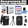 4GB Exclusive Accessory Kit For The Kodak Zi8 Pocket Video Camera & Kodak PLAYSPORT Package Includes 4GB Memory + Kodak Klic-7004 Replacement battery (1100MAH) + 1 Hour Charger + Hard Shell Carrying Case, Flexible Mini Tripod, + More