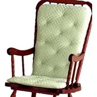 Baby Doll Bedding Heavenly Soft Adult Rocking Chair Cushion Pad Set, Sage