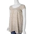 Energie Printed Cap Sleeve Baby Doll Top