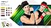 Hoter Sweatband Headband Wristbands Athletic Exercise Basketball Wrist Sweatband and Headbands Moisture Wicking Sweat Absorbing Head Band 2Pcs/3Pcs