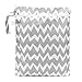 Bumkins Wet Dry Bag, Gray Chevron