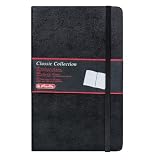 Produkt-Bild: Herlitz 10789428 Gesch&auml;ftsbuch, Lederoptik, schwarz, kariert, A5, 96 Blatt,Inhaltspapier 80g/m&sup2; Notizbuch Classic Collection