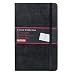 Herlitz 10789428 Gesch�ftsbuch, Lederoptik, schwarz, kariert, A5, 96 Blatt,Inhaltspapier 80g/m� Notizbuch Classic Collection