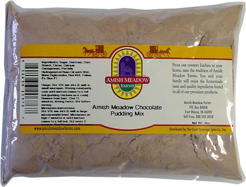 Amish Meadow Chocolate Pudding Mix, Bulk, 16 oz
