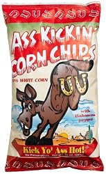 Ass Kickin' Corn Chips, 10-Ounce Bags (Pack of 12)