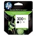 HP Original Tintenpatrone 300XL (schwarz, XL 600 Seiten) CC641EE
