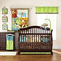 Zoo Zoo 5 Piece Reversible Baby Crib Bedding Set by Too Good by Jenny