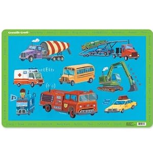 Vehicles Placemat by Crocodile Creek