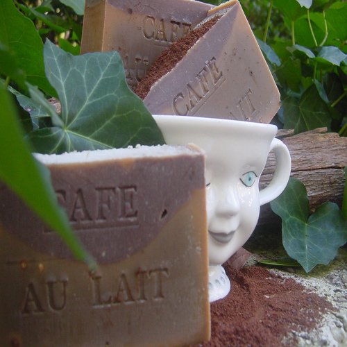 French Cafe au Lait With Cocoa Butter Soap (*Handmade Soap)