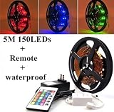 51wHd4bcEtL. SL160  ATC Mixcolored 5M Flexible Lighting Strip 150 LEDs Waterproof Light Strip Decorative Lights for Automobile Bicycle Decoration Border Contour (Note:15 Colors Changed in Total) lighting