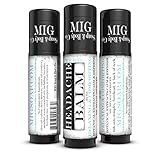 Best Therapeutic Organic Headache Balm with Essential Oils Chemical Free For Headache Relief with Olive Oil Beeswax Castor Oil Menthol Lavender Frankincense Sweet Marjoram and Wintergreen