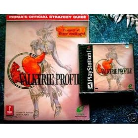 Valkyrie Profile Playstation Game and Official Strategy Guide Combo
