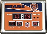 Team Sports America - Chicago Bears Scoreboard Alarm Clock