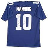 Mounted Memories New York Giants Eli Manning Signed Super Bowl MVP Jersey- Blue