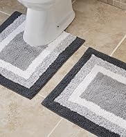 Graduated Border Bath & Pedestal Mats