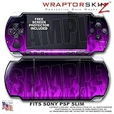 Fire Purple WraptorSkinz Skin and Screen Protector Kit fits Sony PSP Slim ( ....