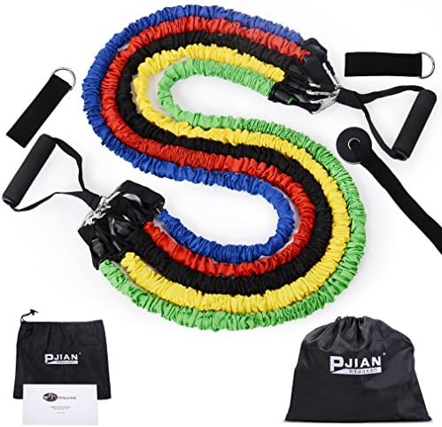 Pinjian Sleeve Protected Anti-Snap Resistance Band Set with Multiple Accessories,The True Safe Option