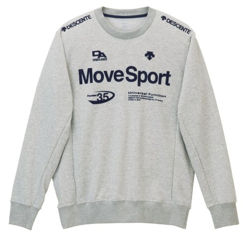 デサント(DESCENTE) Sweat Shirt Mグレー×Uネイビー MGUN