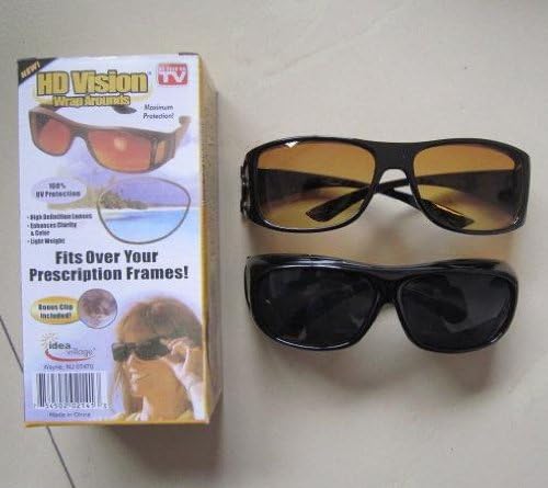 Hd High Definition Vision Driving Wrap Around Sunglasses Wraparounds Glasses