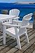 POLYWOOD SHD19WH Seashell Casual Chair, White