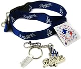Blue Los Angeles LA Dodgers Keychain Lanyard Pack