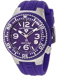 Swiss Legend Womens 11044P-011-PRB Neptune Purple Dial Purple Silicone Watch
