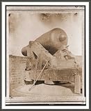 Civil War Photo (S): The gun Jeff Davis identified as a Rodman smooth bore gun in Port Royal South Carol