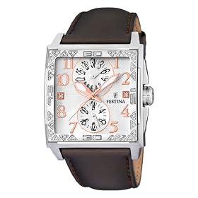 Festina - F16570/5 - Montre Femme - Quartz Analogique - Bracelet Cuir Marron