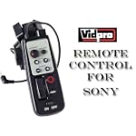 8 Function LANC Remote Control for Sony HDR-HC1 HDR-FX1 FX5 VX2000 VX2100 VX2200 PD150 PD170 HDR-UX1 HC5 UX7 SR7 GVD-1000 GHV-D700 HDR-FX1000 HDR-FX7 HC7 DRC-PC1000 RM-1BP RM1BP + Pack Of LCD Screen Protectors