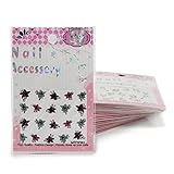 25 Sticker 3D Adesivi Glitter per Unghie Ricostruzione Nail Art