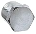Hex Head Plug, Carbon Steel, 3/8 In, MNPT