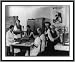 Historic Print (L): [American Red Cross volunteer group transcribing books into braille]