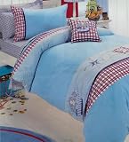 New Pirates Treasure Cove 6pc Twin Duvet Cover and Sheet Set
