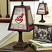 Cleveland Indians Memory Company Art Glass Table Lamp MLB Baseball Fan Shop Sports Team Merchandise