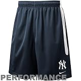 Nike New York Yankees Navy Blue Youth Seasonal Performance Mesh Shorts