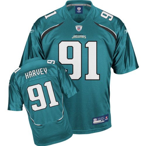 Reebok Jacksonville Jaguars Derrick Harvey Replica Jersey Medium
