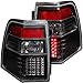 Anzo USA 311110 Ford Expedition Black LED Tail Light Assembly - (Sold in Pairs)
