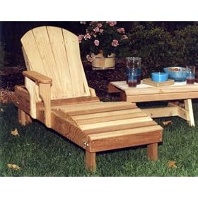 Red Cedar Southern Wide Slat Chaise Lounge by The Cedar Store