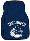 Fan Mats 10452 NHL - Vancouver Canucks 18" x 27" Carpeted Car Mat Set