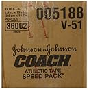 Johnson &amp; Johnson Consumer Coach Porous Athletic Tape, 32 Count