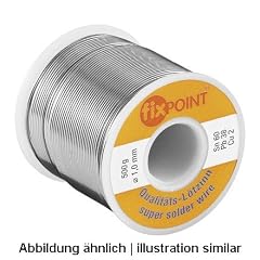 Fixpoint 51065 L�tzinn 1mm, 100g Rolle silber